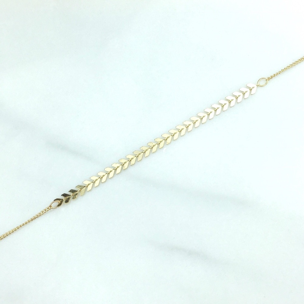 New Dainty Gold Fishbone Choker